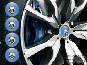 Autocollant Bombé Logo Onde Énergie Suprême